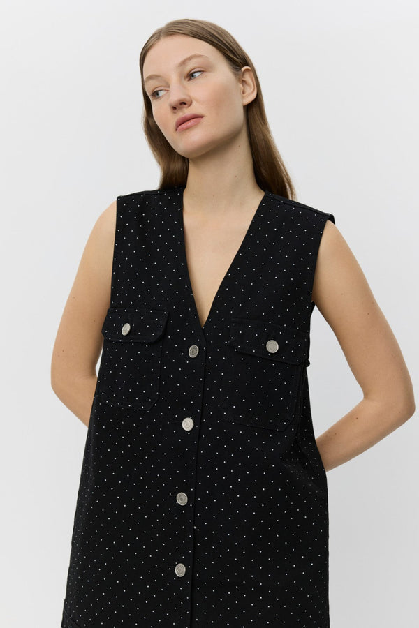 Billie Polka Dot Pinafore Dress