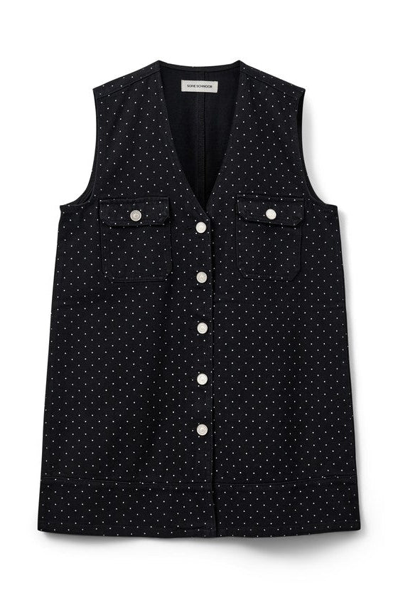 Billie Polka Dot Pinafore Dress