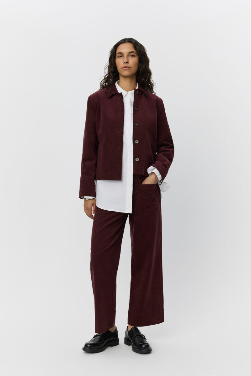 Zuri Jacket in Burgundy
