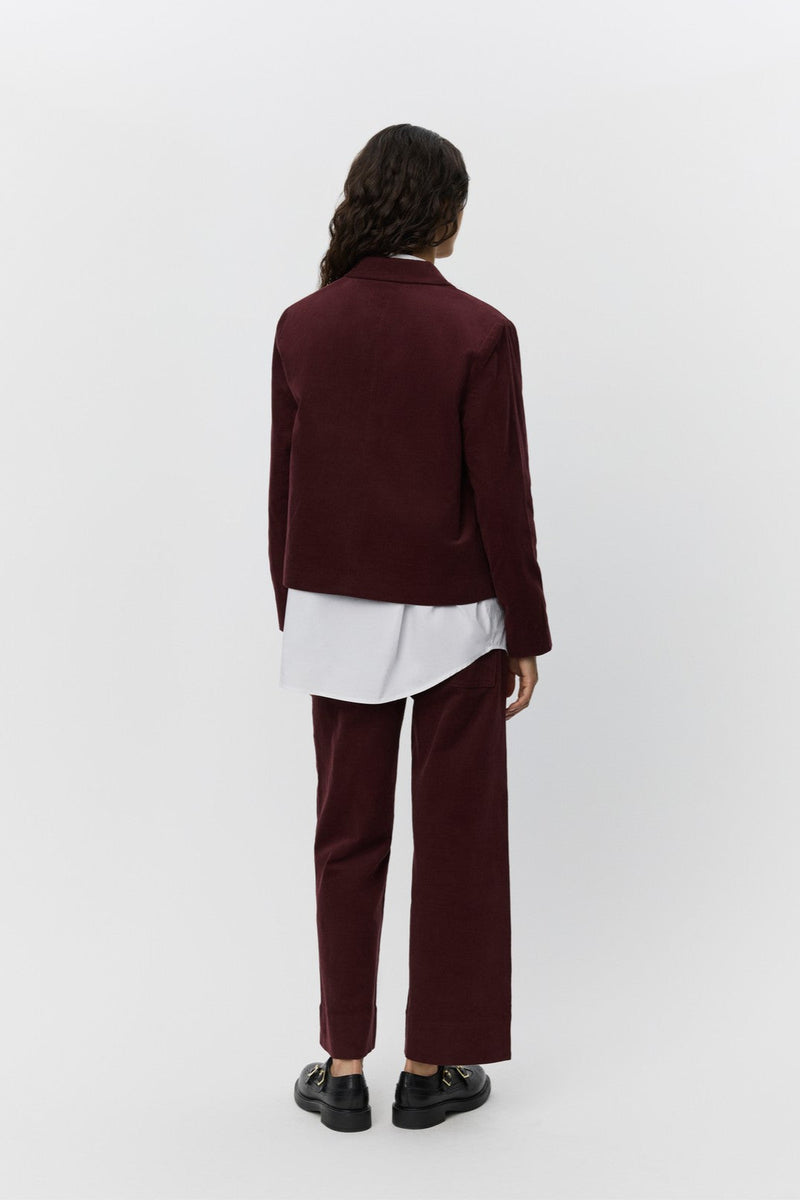 Zuri Jacket in Burgundy