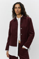 Zuri Jacket in Burgundy
