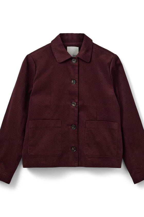 Zuri Jacket in Burgundy