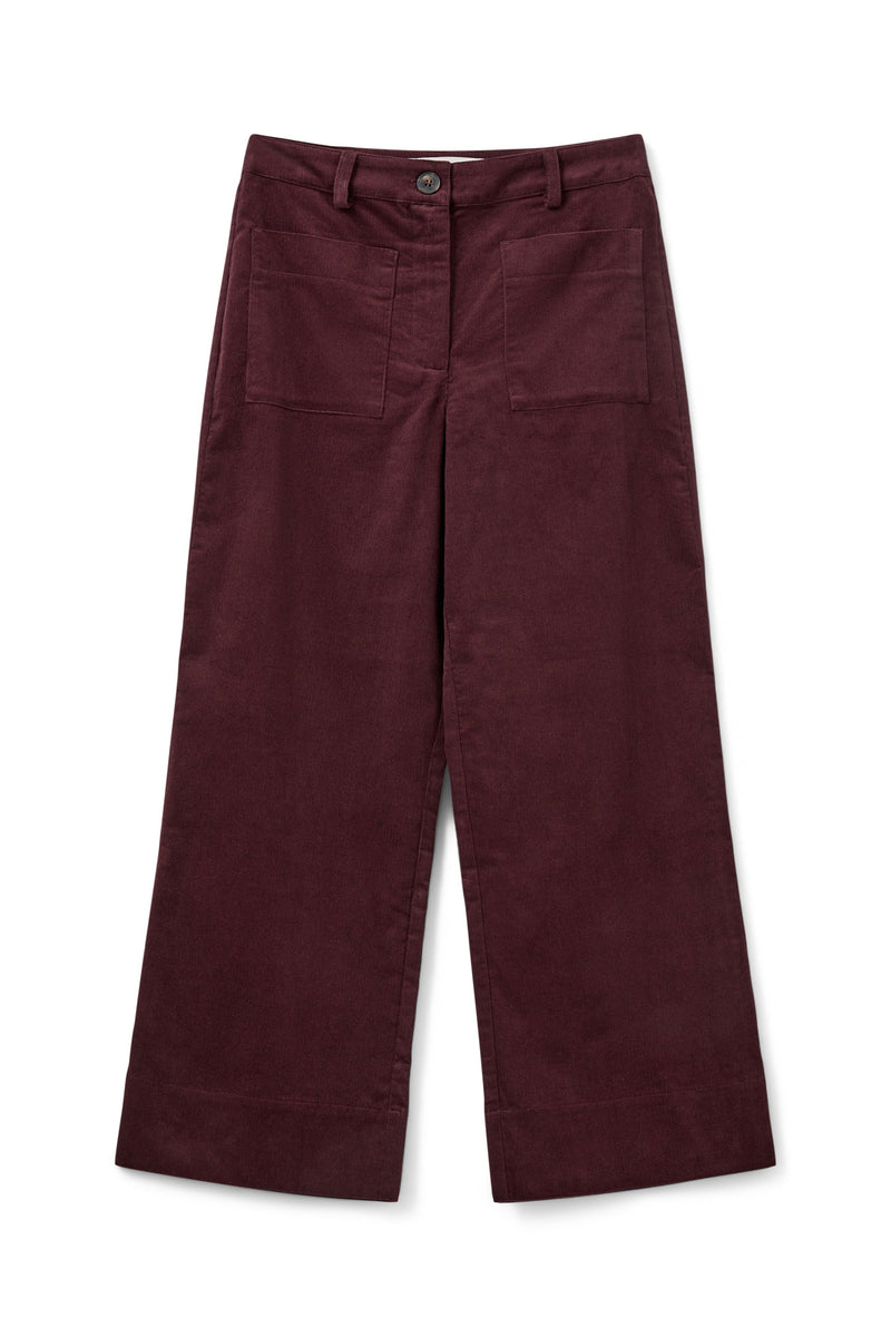 Toulouse Trousers in Burgundy