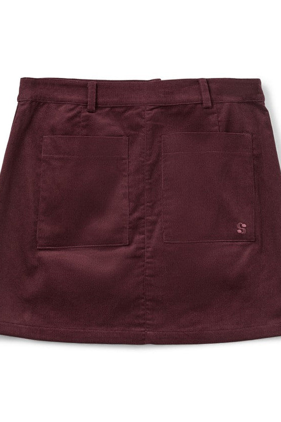 Leona Skirt in Burgundy