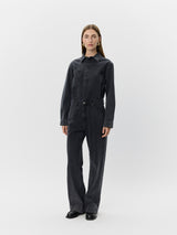 Joelle Denim Jumpsuit in Washed Black