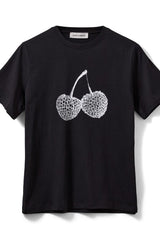 Cherry T-shirt in Black