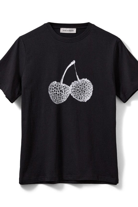 Cherry T-shirt in Black
