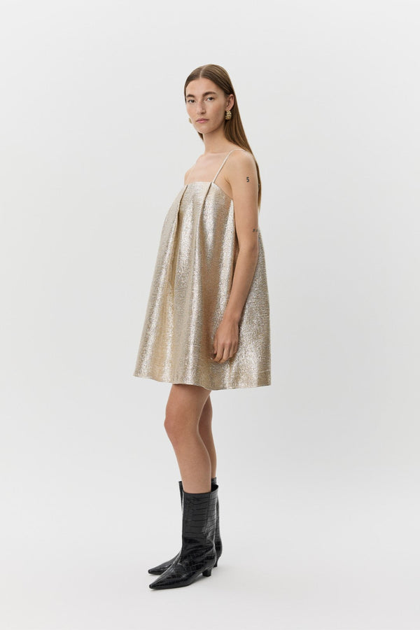 Andy Dress in Gold