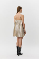 Andy Dress in Gold