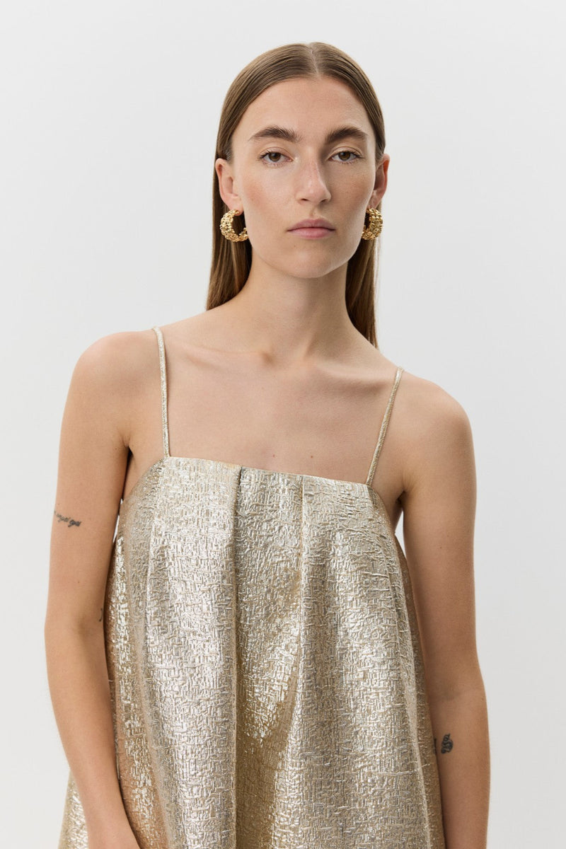 Andy Dress in Gold
