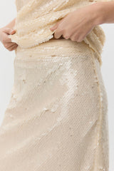 Marylin Sparkle Skirt in Blush