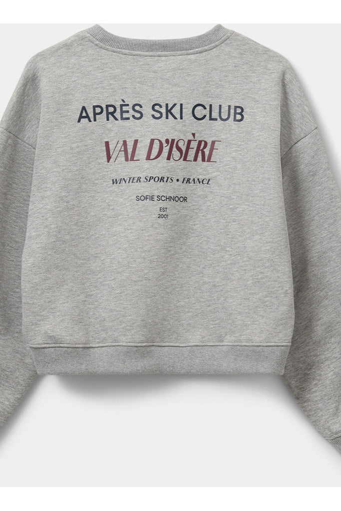Aprés Ski Club Sweatshirt in Grey