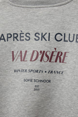 Aprés Ski Club Sweatshirt in Grey
