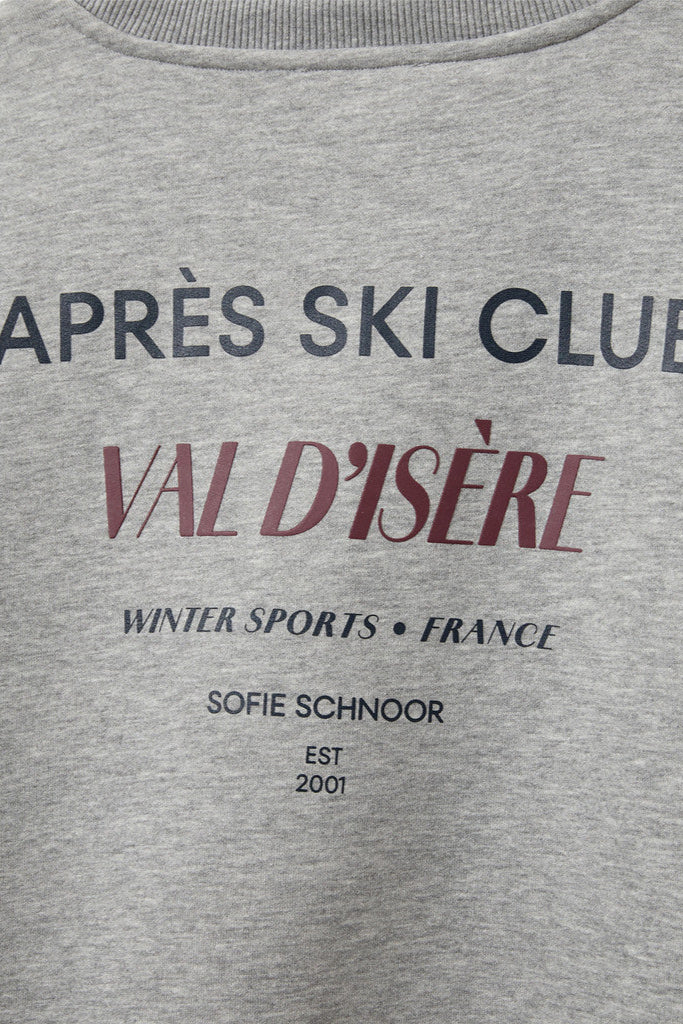 Aprés Ski Club Sweatshirt in Grey