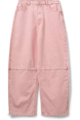 Tapered Fit Jeans in Light Rose