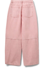 Tapered Fit Jeans in Light Rose