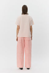 Tapered Fit Jeans in Light Rose