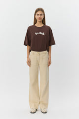 Straight Leg Jean in Warm Sand