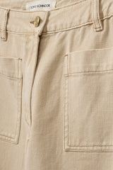 Straight Leg Jean in Warm Sand