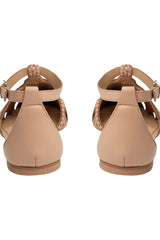 Frey Woven Sandals in Rose Sand