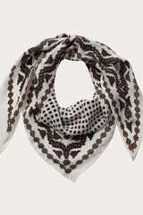 Karen Polka Dot Silk Scarf