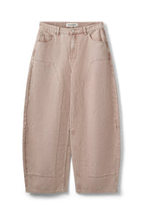 Sonja Barrel Shape Jean in Faded Rose
