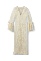 Anastasia Lace Robe in Off White