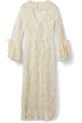 Anastasia Lace Robe in Off White