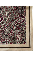 Paisley Printed Silk Scarf