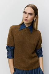Saga Short Sleeve Knit Sweater