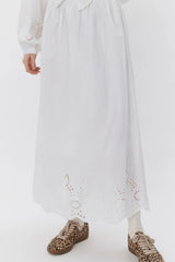 Sara Skirt in White