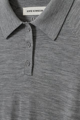 Grey Polo Knit