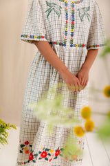 Sienna Dress in Ecru
