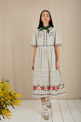 Sienna Dress in Ecru