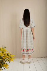 Sienna Dress in Ecru