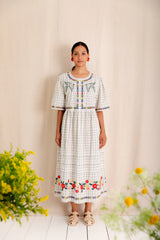 Sienna Dress in Ecru