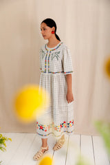 Sienna Dress in Ecru