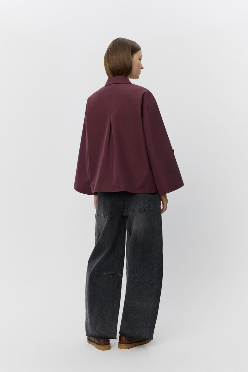 Agatha Jacket in Burgundy