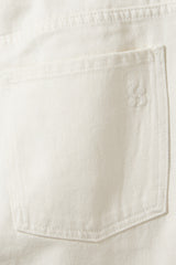 Barrel Shaped Jeans in Off White