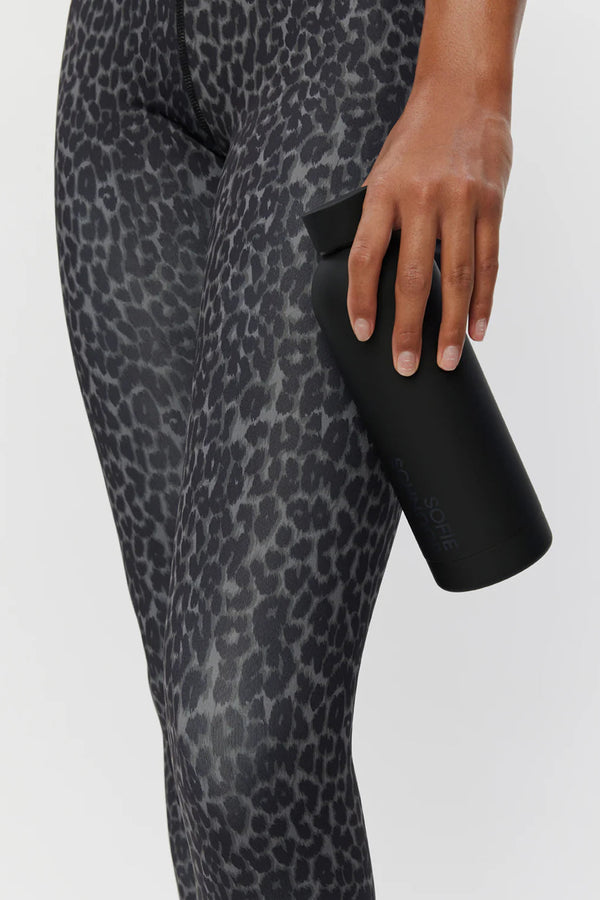 Stainless Steel Water Bottle in Black
