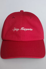 Spicy Margarita Slogan Hat in Red