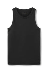 Seamless Racerback Sports Top in Black