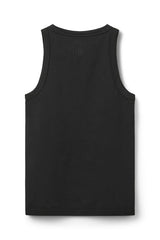 Seamless Racerback Sports Top in Black