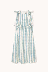 Flower Maxi Sundress in Blue