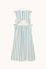 Flower Maxi Sundress in Blue