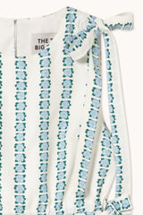 Flower Maxi Sundress in Blue
