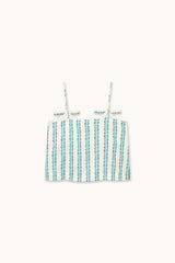 Flower Tie Strap Top