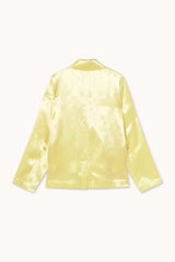 Satin Blazer in Yellow