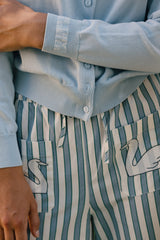 Swan Striped Short