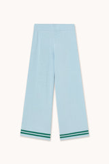 Rose Knit Pants in Blue
